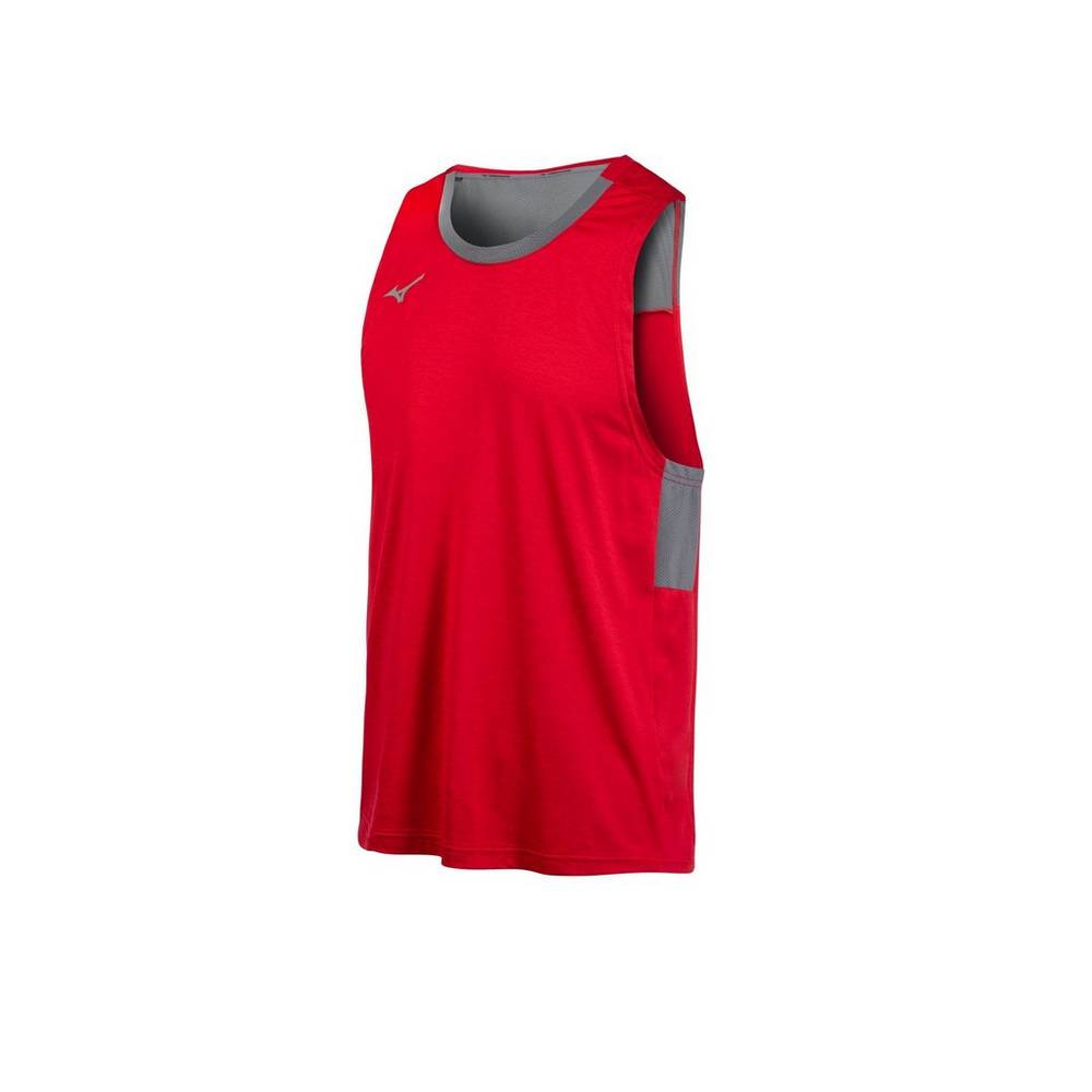 Mizuno Men's Alpha Tank Top Red (530049-TXP)